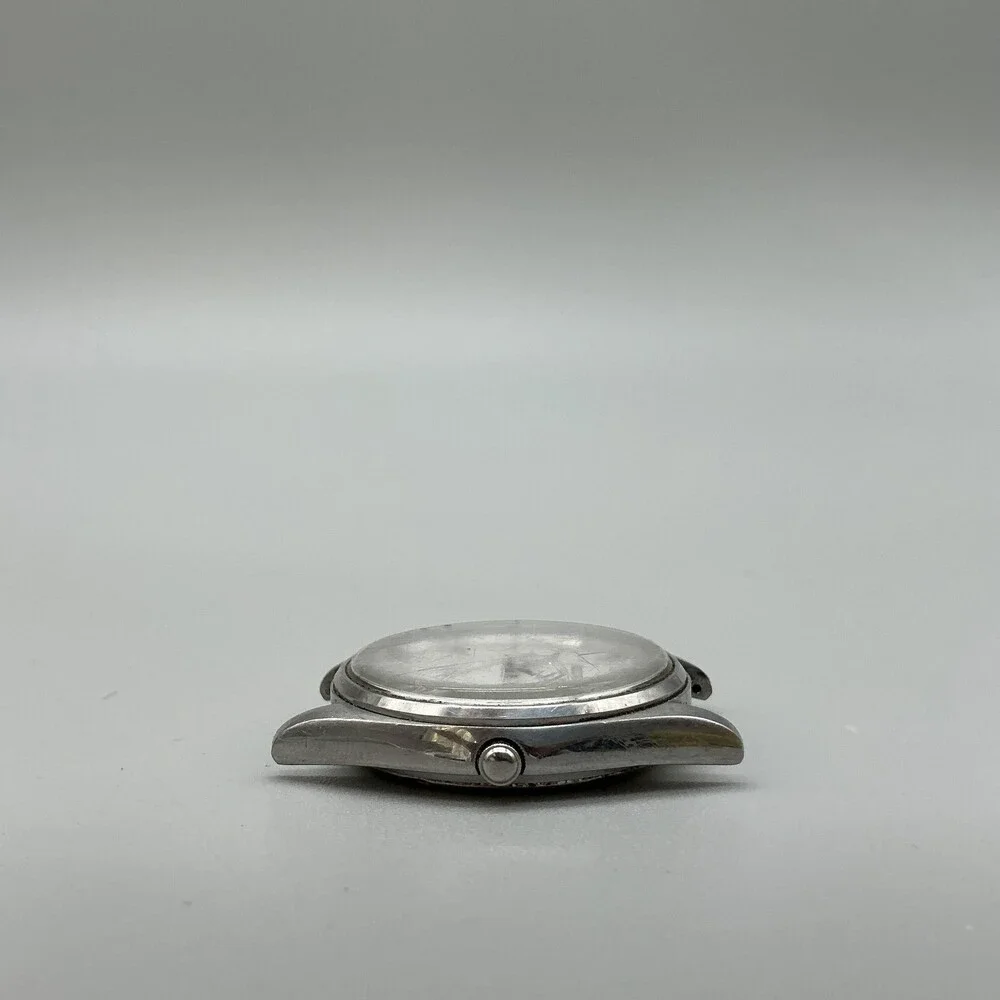 Vintage Seiko 8222-8029 Mens Watch 34mm Silver Tone Date For Parts Not Running